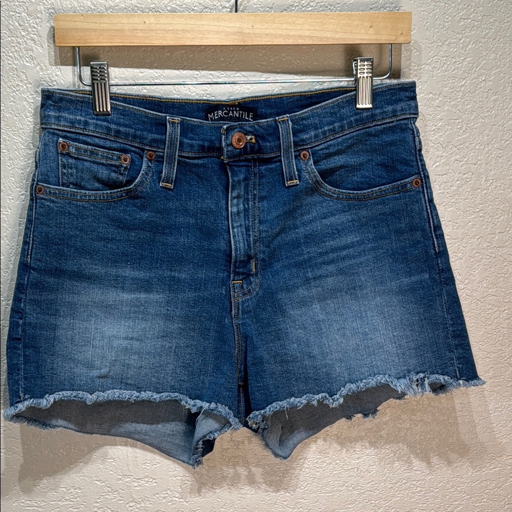 J. Crew Mercantile Women's 27 Blue‎ Denim Shorts